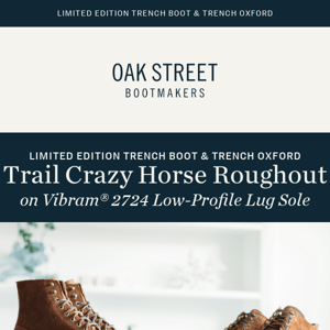 New Today—Trail Crazy Horse Roughout