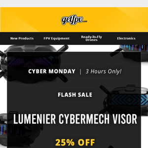 🚀🔥 FLASH SALE: Save 25% on Lumenier Cybermech Visor  |  BRAND SALE: Save 10% on Diatone Products 🔥🚀