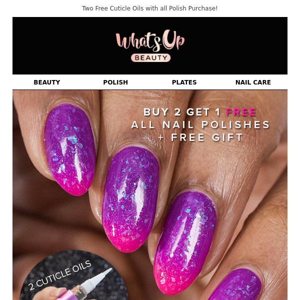 B2G1 Polishes + Free  Gift for Cyber Monday!