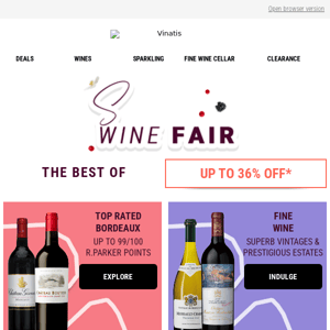 Best of Spring Wine Fair Sale! Up to -36%! One week to go!