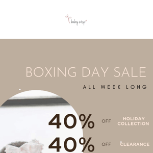 Boxing Day Sale is ON 🎁