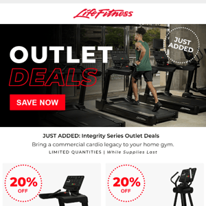 [JUST ADDED] Cardio Outlet Deals 🚨