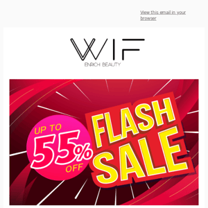 Up to 55% Off Flash Sale 🔥