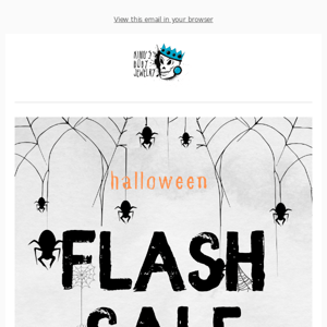 Spooky Flash Sale!