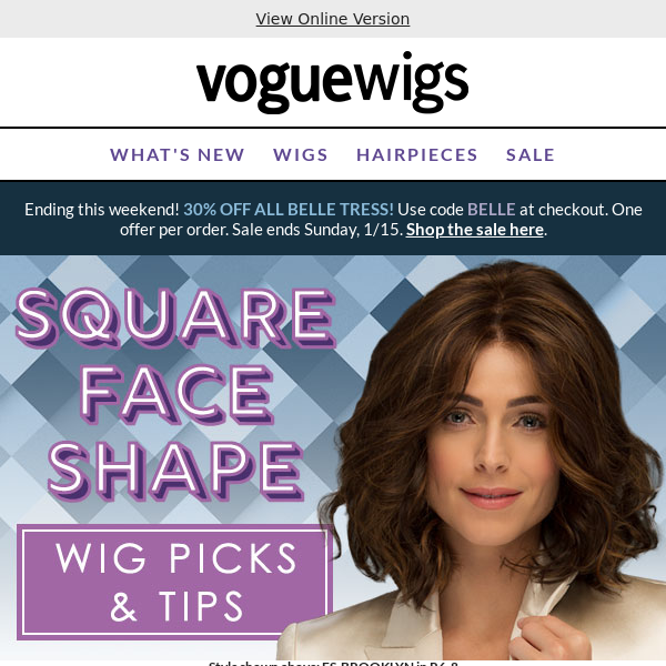 Our Wig Tips & Recs For Square Face Shapes - Vogue Wigs