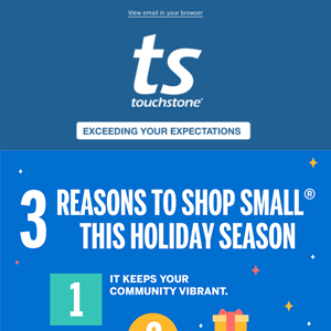 Shop Small and Save Big