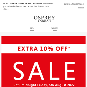 10% OFF SALE? Why, certainly!