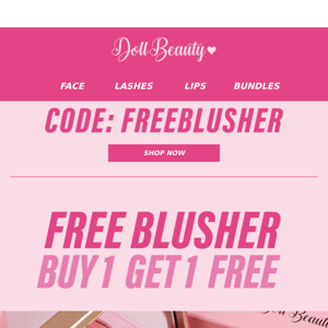 Claim Your FREE BLUSHER Now! 🚨