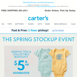 $5+ Spring Stockup Event is ON!