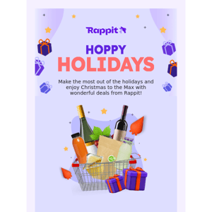 Shop and sleigh your way for deals with Rappit! 🛷✨
