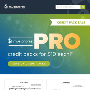 Don't Miss It: Credit Packs Are Just $10!