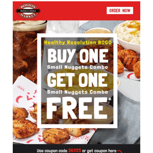 Healthy BOGO Deal! Stop In Today!