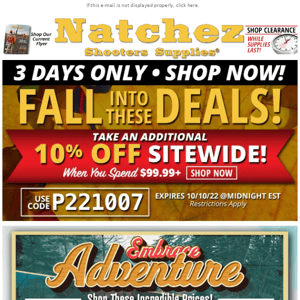 Embrace Adventure With These Great Prices!