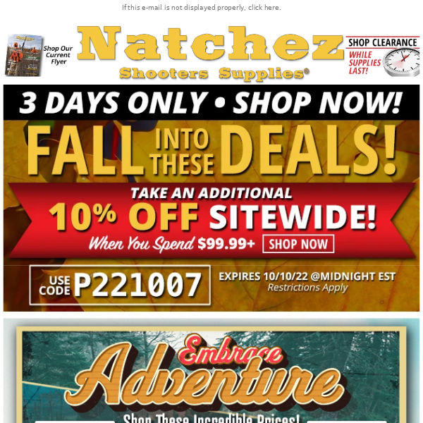 Embrace Adventure With These Great Prices!