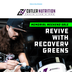 Memorial Weekend Sale 20% Off Your Daily Greens 🥬