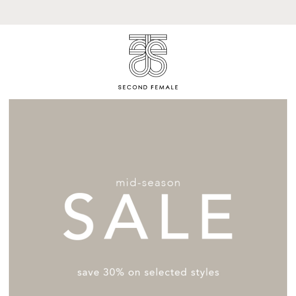 The Mid-Season Sale is on now!