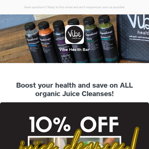 ⚡️ Supercharge your immunity with 10% off Cleanses!⚡️