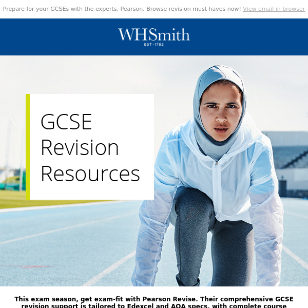 Get exam-fit with Pearson Revise 📚
