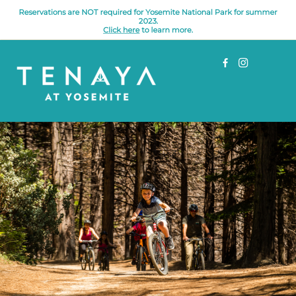 Your perfect vacation awaits at Tenaya