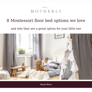 8 Montessori floor bed options we love