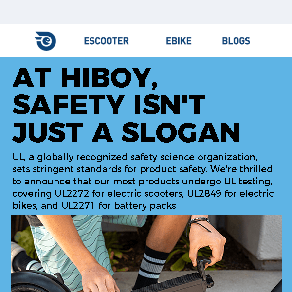 Ride Safe with HIBOY: Your UL certified companion ✅