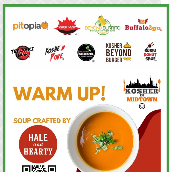 Hale & Hearty Crafted Soups @ Kosher In Midtown