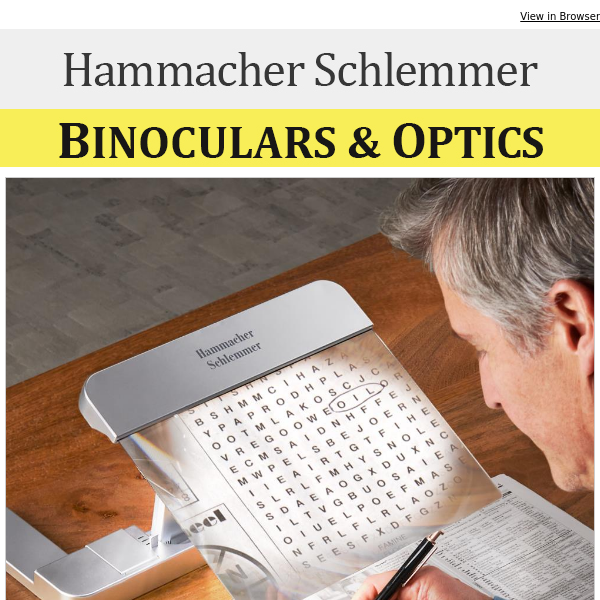 Hammacher store schlemmer binoculars