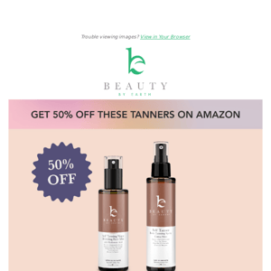 ⚡️50% OFF NEXT 24 HOURS⚡️ Amazon only on our face mist and body spray tanner!