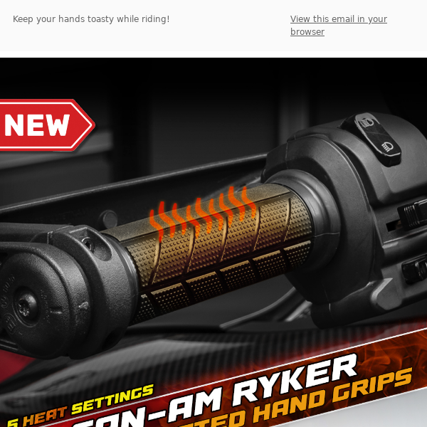 Can-Am Ryker Heated Hand Grips