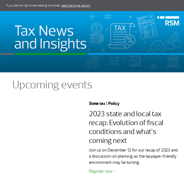 Tax News and Insights