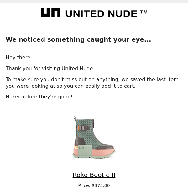 United Nude - Latest Emails, Sales & Deals