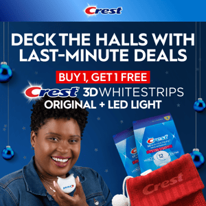 🎁 Almost a Wrap on Crest Holiday Deals 🎁