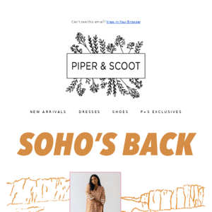 The Soho is BACK! 🌸