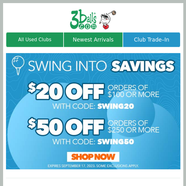 Don't Forget to Swing Into Savings 🏌️‍♂️
