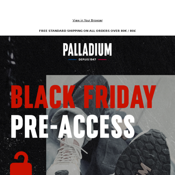 Black Friday: Early access for you!