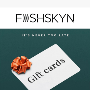 It's never too late for a gift card