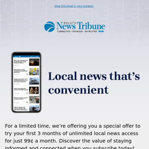 Don’t miss out on unlimited local news access!