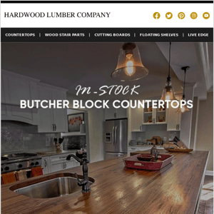 Butcher Block Contertops Sale is Live!