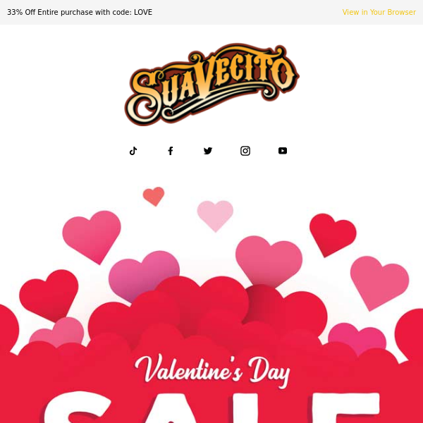 Valentine's Day SALE! Do you have a gift for your loved one yet?