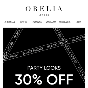 30% Off Party Looks | BLACK FRIDAY