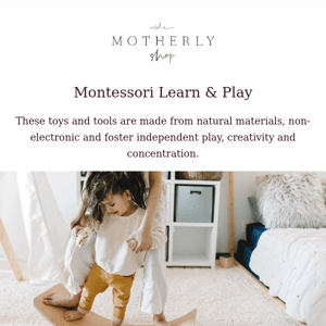 Our favorite Montessori products for all ages ❤️