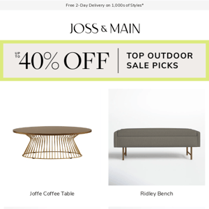 ◗◗◗◗◗ Your new Joffe Coffee Table is up to 40% OFF ◖◖◖◖◖ 