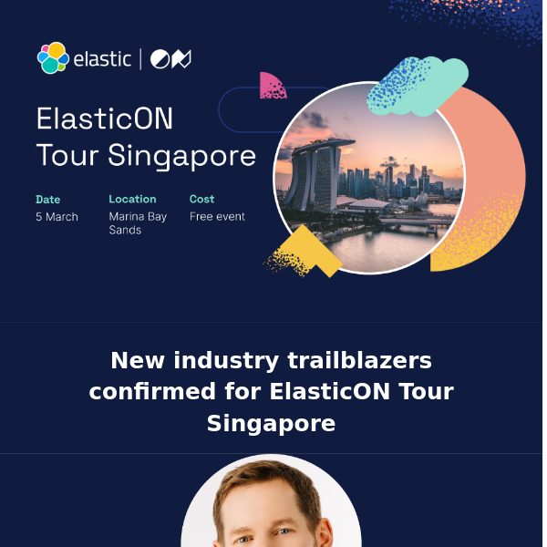 Just announced: ElasticON Tour headliners include Overseas Chinese Banking Corporation (OCBC)