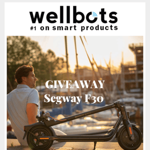 We are giving away a Segway Kickscooter F30 (Date extended!)