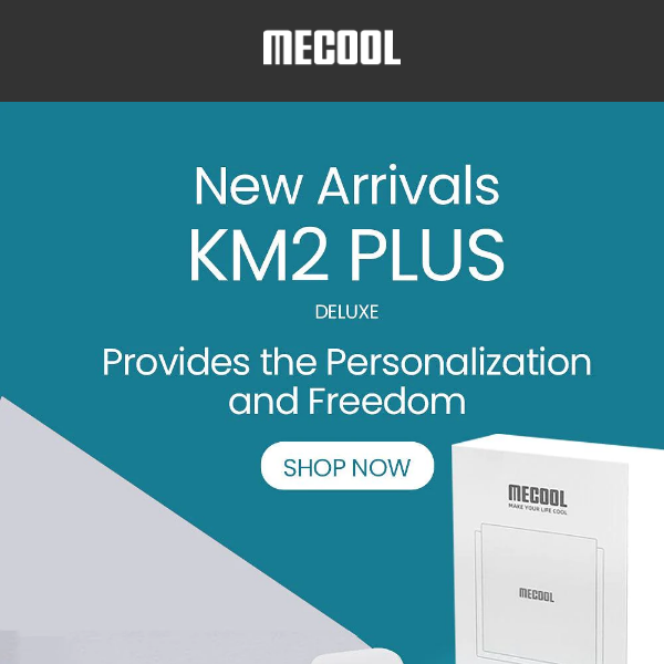 🌟New arrivals alert！Meet your new friend — KM2 Plus Deluxe Android TV Box