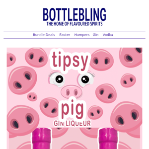 🐷🍬BRAND NEW Tipsy Pig Gin🍬🐷