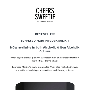 Espresso Martinis in all shapes & sizes