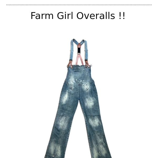 FARM GIRL OVERALLS!! UPDATE