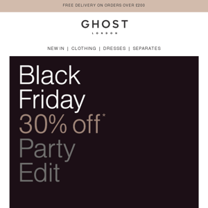 30% OFF PARTY | 48HRS ONLY