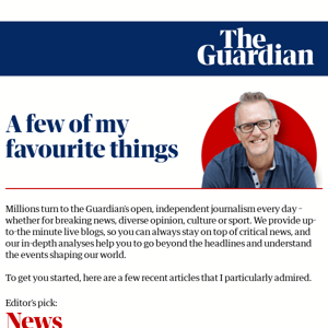 Three of a kind: A few good things from the Guardian